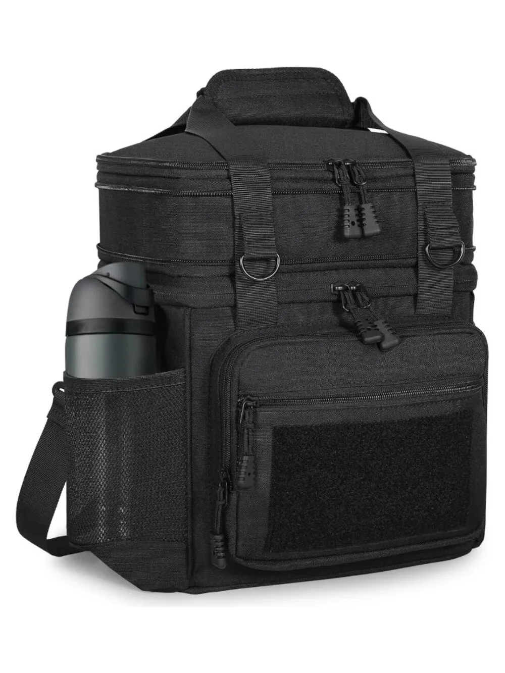 GLENKEY Tactical Lunch Box Expandable Insulated Leakproof Cooler Bag 16L